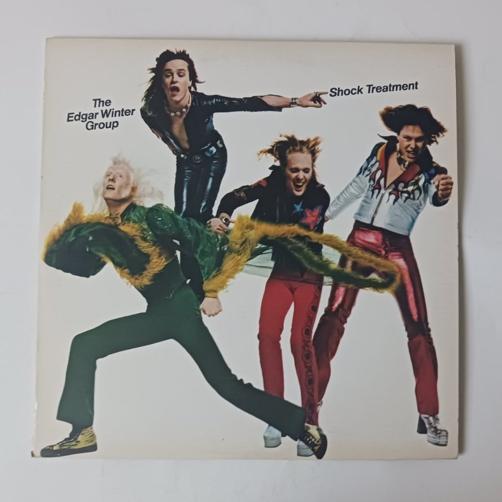 Vintage The Edgar Winter Group Shock Treatment vinyl record 1974 first pressing